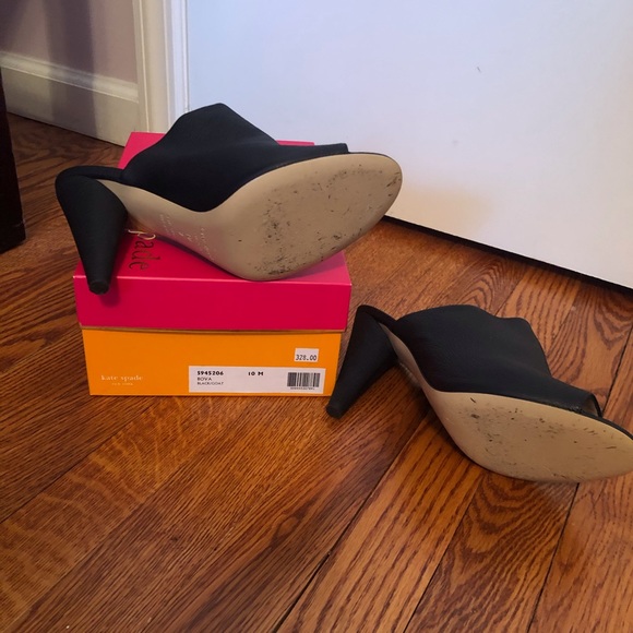 Kate Spade black heals - Picture 8 of 10